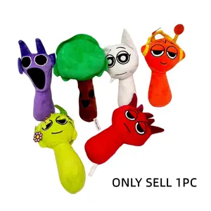 20cm Sprunki Plush Rhythm Box Game Plush Toy, Soft and Skin-Friendly Mini Size, Lime, Cute Raddy Doll, Cuddly Stuffed Animal