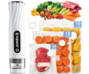 Portable Vacuum Food Sealer， Handheld Food Preserver, Includes 30 Reusable Vacuum Bags,Extended Preservation Long-LastingFreshness.Home Kitchen Travel Portable Wireless Strong Sealing Set, Mobile Food SealerDurable. Sealer Automatic storage