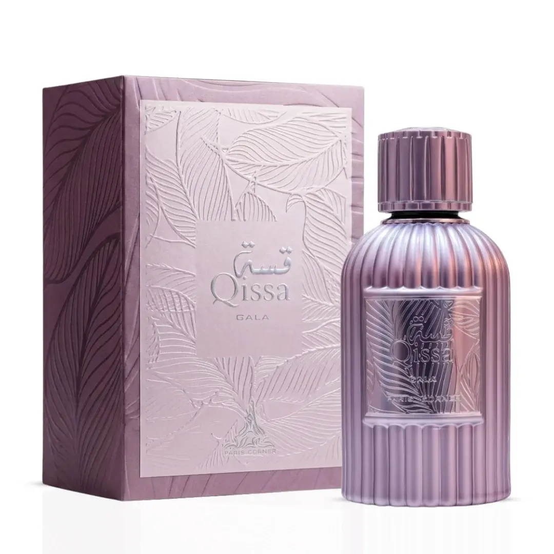 Paris Corner Qissa Gala EDP - 100ml Unisex Daily Wear EDP Fragrances, EDP Liquid Perfumes with Gourmand, Floral Sweet, Creamy Floral Notes of Coconut, Vanilla, Tuberose, Gardenia Mix, Floral Sweet Fragrance