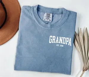 Comfort Colors Custom Grandpa Shirt, Personalized Dad Crewneck, Papa Dada Granddad, Grandpa Birthday Shirt
