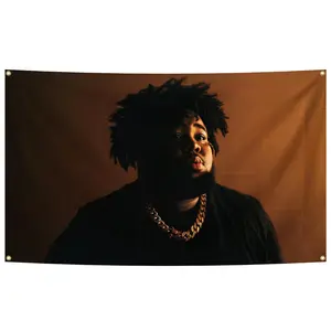 Rod Rapper Wave 3x5Ft Flag Hip HopFashion Tapestries for Bedroom LivingRoom College Dorm Room DecorOutdoor Banner  Parties Gifts