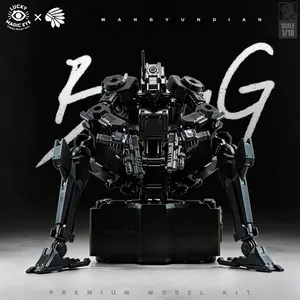 2-Pack 1/18 Scale Sci-Fi Warrior Armor Model Kit, High-Mobility Robot Models, 3mm Universal Interface, Full Accessories Included, Perfect Gift