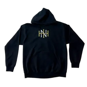 PILLARS HOODIE GOLD & WHITE TEXT