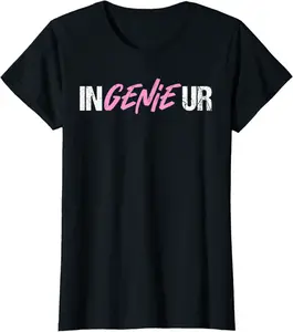 Womens Student Mechanical Engineering Graduation Gift | Engineer Genie T-Shirt - Bernadetab Shop 67B09H2ZH8XR