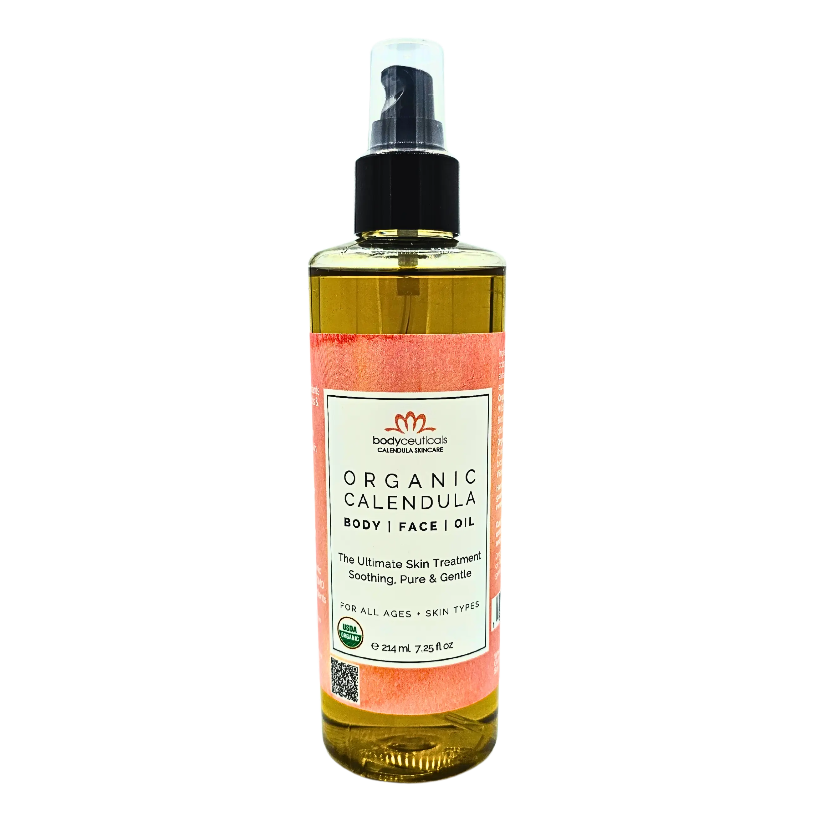 Bodyceuticals Organic Calendula Body & Face Oil for All Ages & Skin Types