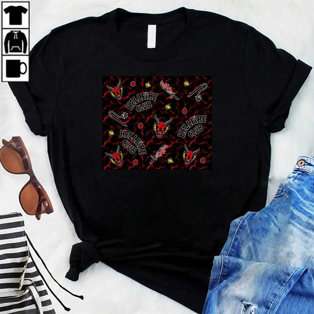 Hellfire Club Stranger Things Netflix T-Shirt