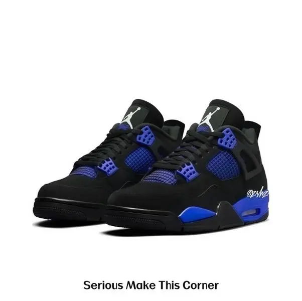 2-Tone Dark Blue-Black Retro Mid-Top Sneakers - Unisex Vintage Aesthetic Casual Street Shoes, Fall Campus Daily Outfit Staples, Sports Collectible Travel Footwear