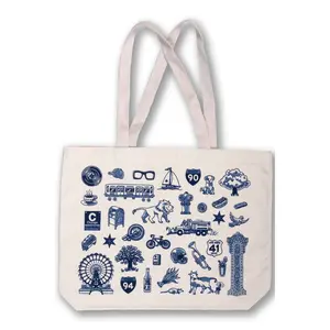 Chicago Icons Tote Bag