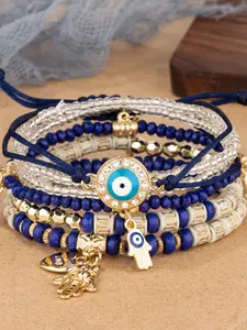 Elegant Multi-Layer Beaded Bracelet, Perfect Gift for All Occasions, Ideal for Casual Wear & Parties, Available in Multiple Colors