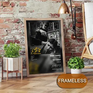 Baby Gang Poster Music Album Modern Art 2D Poster, Suitable For Bedroom Living Room Decor. Vibrant Colors, Clear Images Ideal For Home Office Decor.