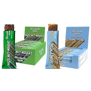 Barebells Hazelnut & Nougat and Peanut Caramel - Vegan Protein Bar Bundle