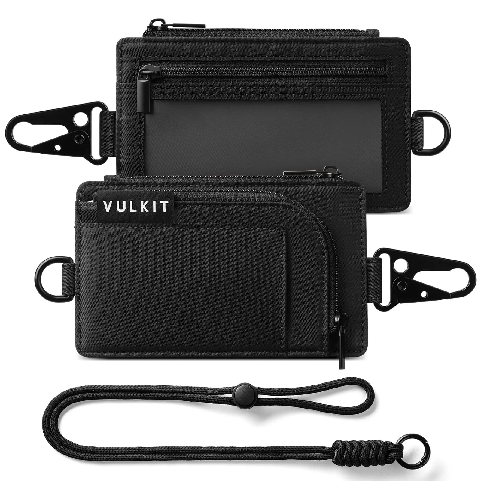 VULKIT RFID Blocking Water-Resistant Outdoor Keychain Wallet - VW137