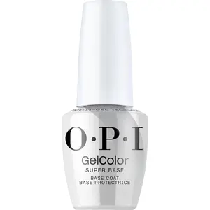 OPI Gel Color Super Base Coat 15ml Essential Nail Care for Gel Polish 0.5OZ Flawless Long Lasting Shine Salon Quality Manicure