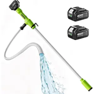 Cordless Stick Transfer Pump for Water/, 2.2" Filter OD, 720GPH  Drain,   60-Min Runtime, 16FT Lift  for Basement, Pool, Pond, Rain , Boat, Aquarium, RV