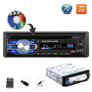 Car Radio Multimedia 1 Din DVD VCD CD Player Bluetooth 12V Audio DVD MP3 Player Autoradio Stereo SD/USB/AUX-in In-Dash Hand Free