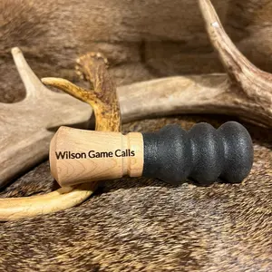 Wilson Game Calls Squirrel Call - Natural Wood & Rubber Construction for Authentic Squirrel Sounds