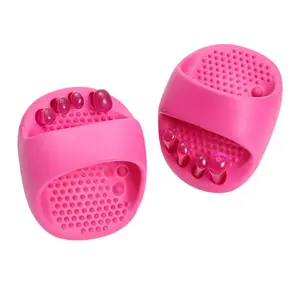 Arch Trainer for Toe Correction & Foot Plantar Exercise - Pink Foot Corrector for Flat Feet & Arch Collapse - Home Stretching Tool for Daily Manicure & Nail Care