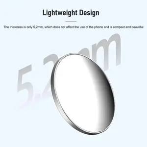 Magsafe Magnetic Selfie Mirror, High-Definition Rear Camera Vlog Photography Aid Convex Mirror, Compatible with Phone Shooting