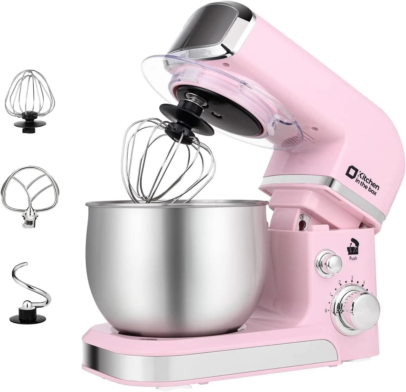 Kitchen in the Box 3.2Qt Stand Mixer – Compact & Lightweight, 6 Speeds, Perfect for Small Batch Baking