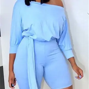 Classy Blue Summer Romper