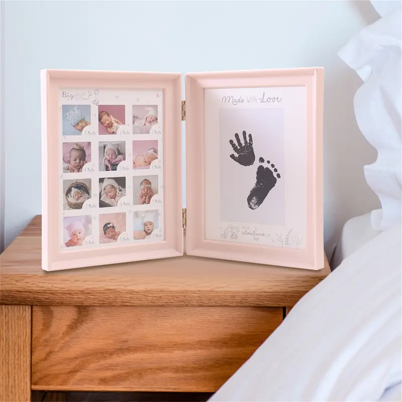 Hand and Footprint Frame - Personalized Polyvinyl Chloride Display with ...