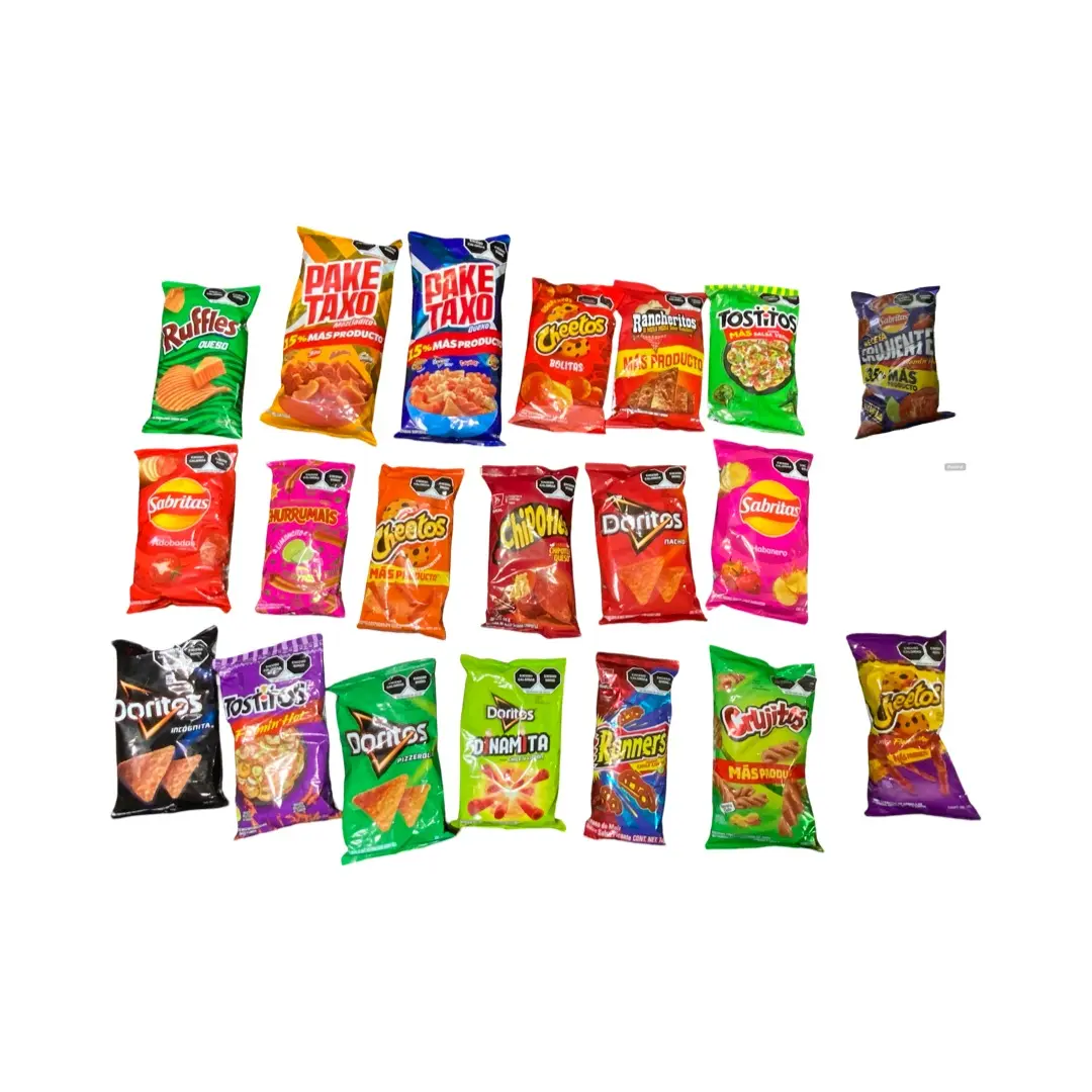20 pack of Sabritas variety pack Normal Size Bags - Crispy & Crunchy Mexican Chips for Quick Snack Enjoyment Flavor