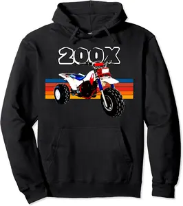1985 Vintage Retro Three Wheeler ATV ATC 200x Pullover Hoodie - Rubencordov Shop 50B0CWVD8G53