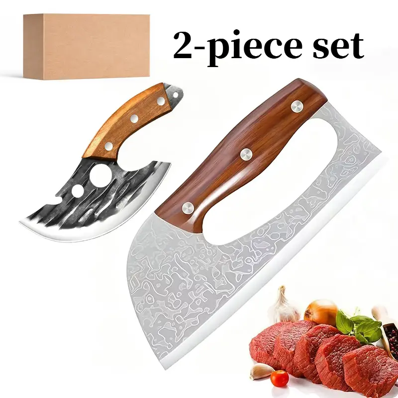 Buy 1 Get 1Free Kitchen Knives - Men's Knives  Kitchen Knife Set  Kitchen Accessories  Ergonomic handles, ideal for camping, bonfire/barbecue parties, and the perfect Father's Day gift for dad.