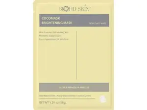 COCOMASK Glow Niacinamide Bio-Cellulose Sheet Mask | Korean Radiance Face Mask | BIOHD SKIN