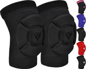 RDX Knee Pads for Work, Oeko TEX Certified, Anti-Slip Protective Thick Padded Foam Pad, Collision Avoidance Sleeves Pair, MMA Muay Thai Grappling Volleyball Football Wrestling.