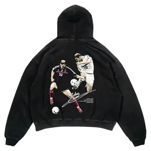 Zinedine Zidane Copa Del Muno Hoodie - Vintage Hoodie, Sweatshirt
