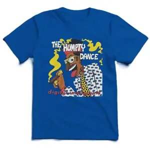 Digital Underground Humpty Dance Cotton Royal Shirt, Unisex Cotton Fabric Tee, Casual Menswear, Crewneck Streetwear Shortsleeve Top Tee