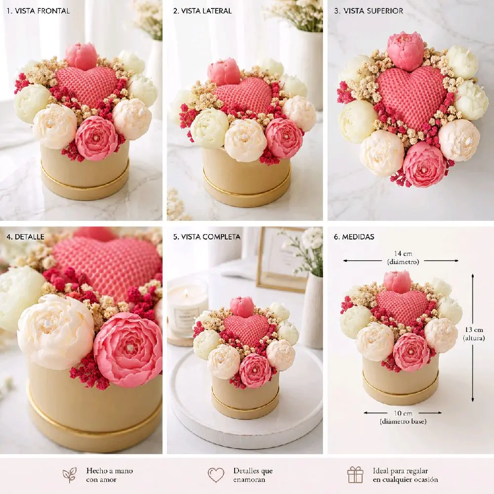 candles buquet