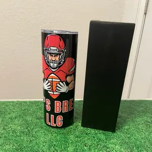 20oz Tumbler W/Plastic Straw- Durable Design for Cold Beverages - Bottle, Drink