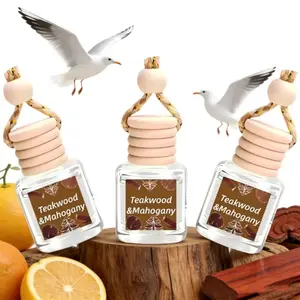 3Pack Car Air Fresheners Hanging Scent Oil Diffuser,8ML Nature Frangrance Friut Juciy Perfume Last Long Time With Three Scents For Car & Live Gifts
