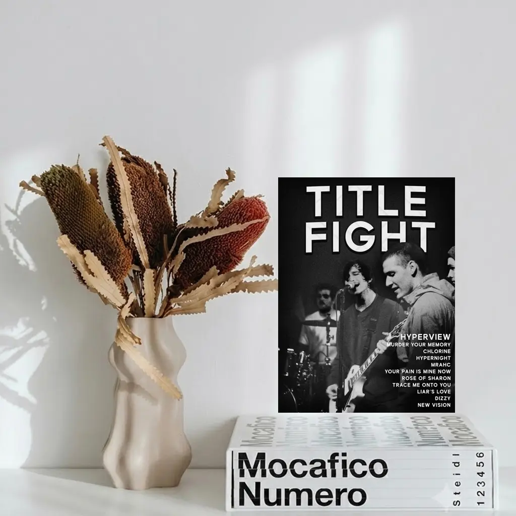 Title Fight Old School Punk Rock Poster Gift For Fans