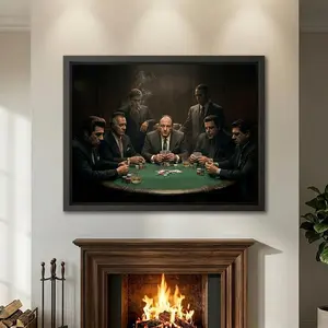 [Sale off up to 50%] [Free ship] [No Frame] The Sopranos Wall Art | Cinematic 90s Maffia Artwork | Poster| Room Decor | Gift Idea