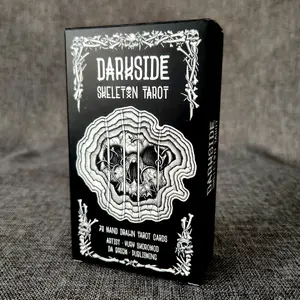 Darkside Skeleton Tarot, Black And White Tarot Cards Deck