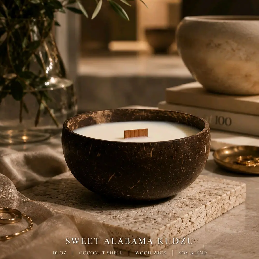 Bronze Avenue Candle Company Coconut Shell Soy Candle