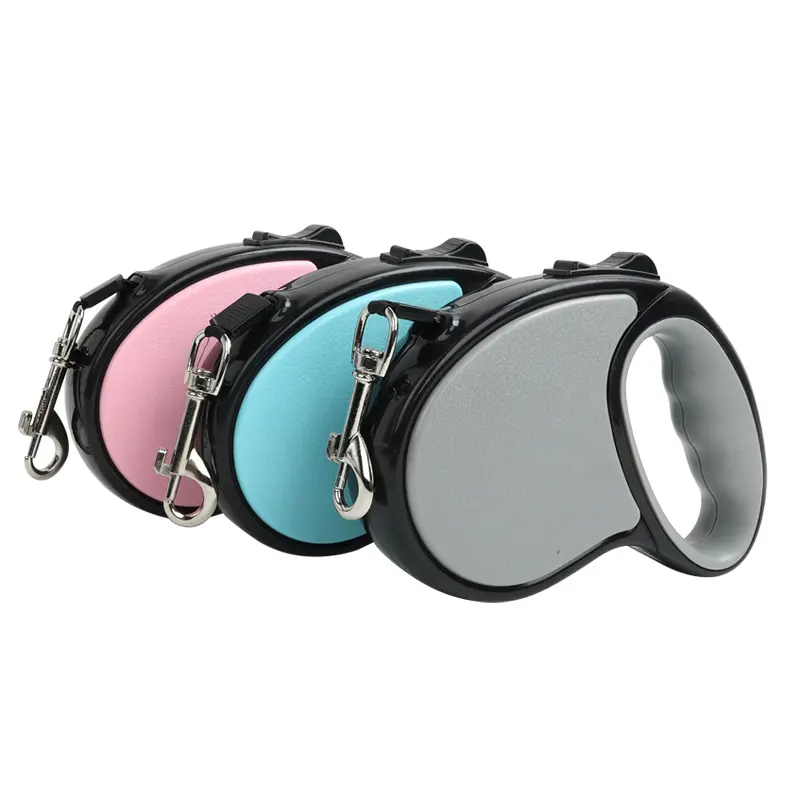 Yingte 16ft Retractable Dog Flexi Leash for Small Dogs - Tangle-Free Walking Leash with One-Handed Brake & Lock System - Lightweight and Durable Retractable Heavy reflective dog dog training