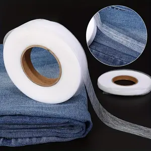 Quick & Easy DIY Jean Leg Adjustment Tape, Non-Woven Fabric Hemming Strips, 2/4 Rolls, Ideal for Jeans Tailoring