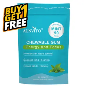 [BUY 1 GET 1 FREE]Vitality Energy Mints – Natural Caffeine & B-Vitamins – Sugar-Free, Gluten-Free, Vegan – Refreshing Boost – 90 Count