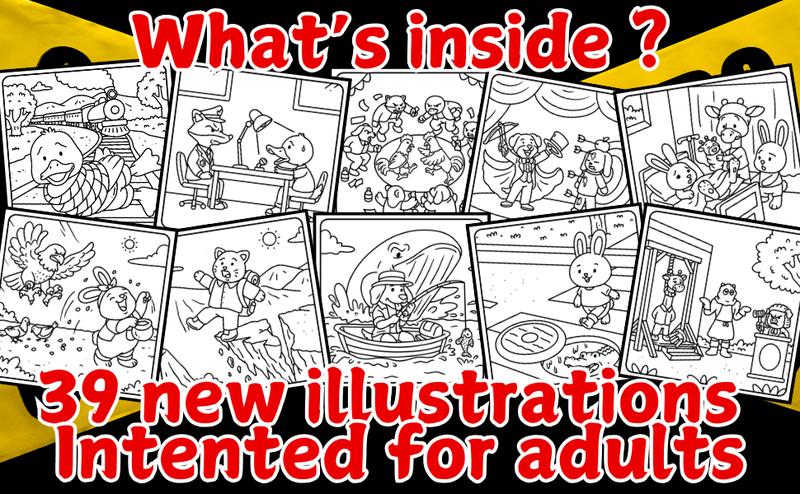 Cozy Crime Scenes Coloring Book – Cute & Comically Dark Hygge-Inspired Crime Scenes!