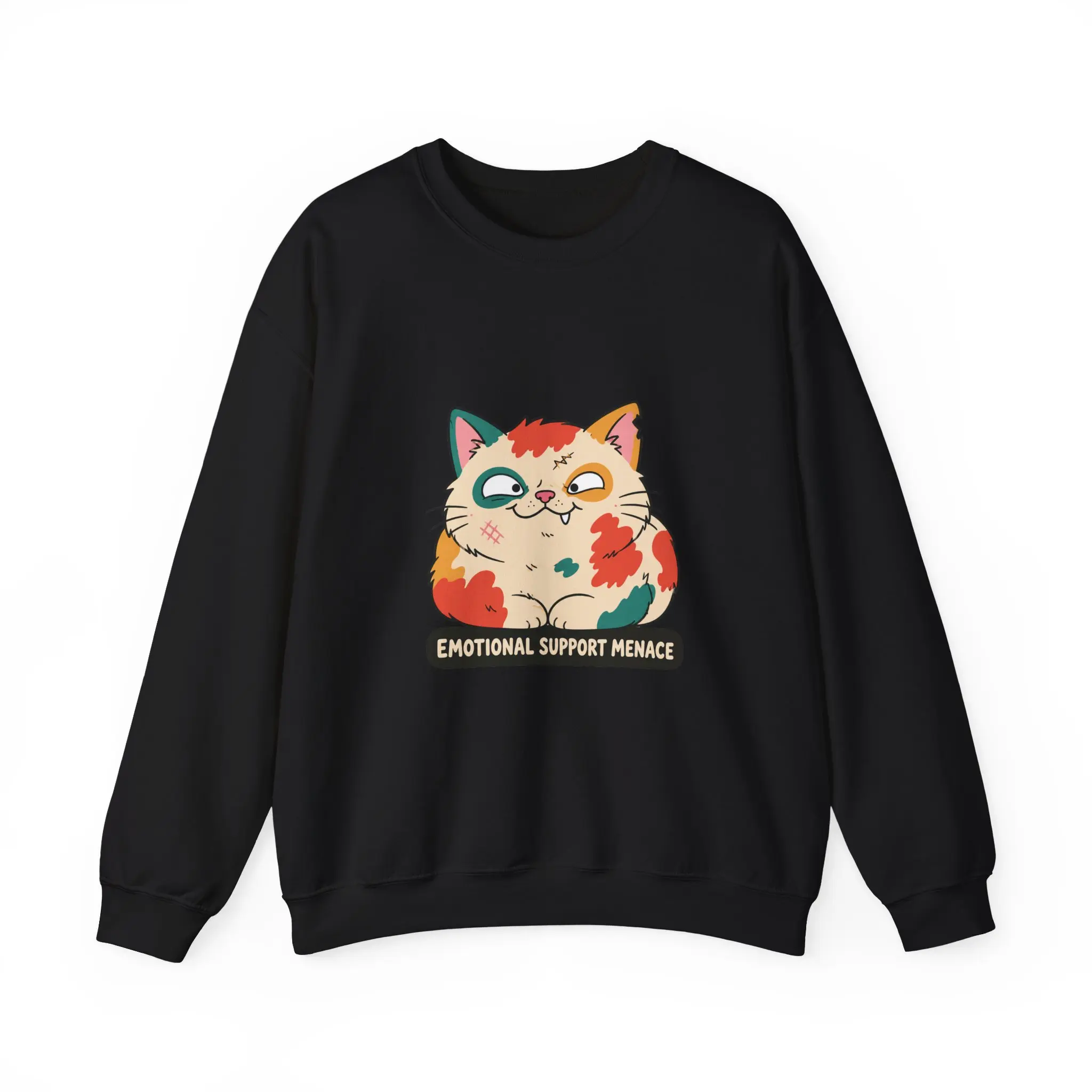 Emotional Support Menace Gremlin Sweatshirt | Funny Goblincore Crewneck | Cryptid Gift