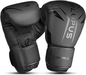 Liberlupus Boxing Gloves for Men & Women (10 12 14 16oz）