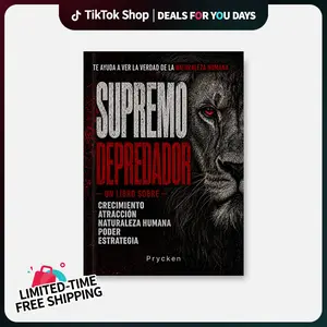 【Deals For You Days】SUPREMO DEPREDADOR: Libro de crecimiento, atracción, naturaleza humana, poder y estrategia. Lectura diaria para hombres adultos, desarrollo personal y pensamiento estratégico | Envío gratuito por tiempo limitado