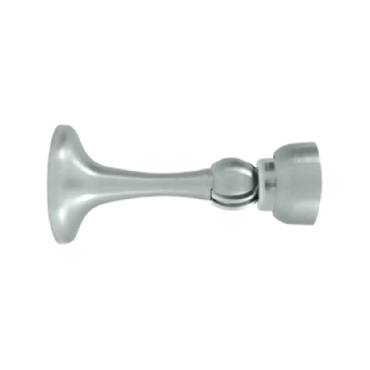 212 MAIN Deltana 3 in. Magnetic Door Holder - Satin Chrome, Solid Construction, Satin Finish, Magnetic Holders