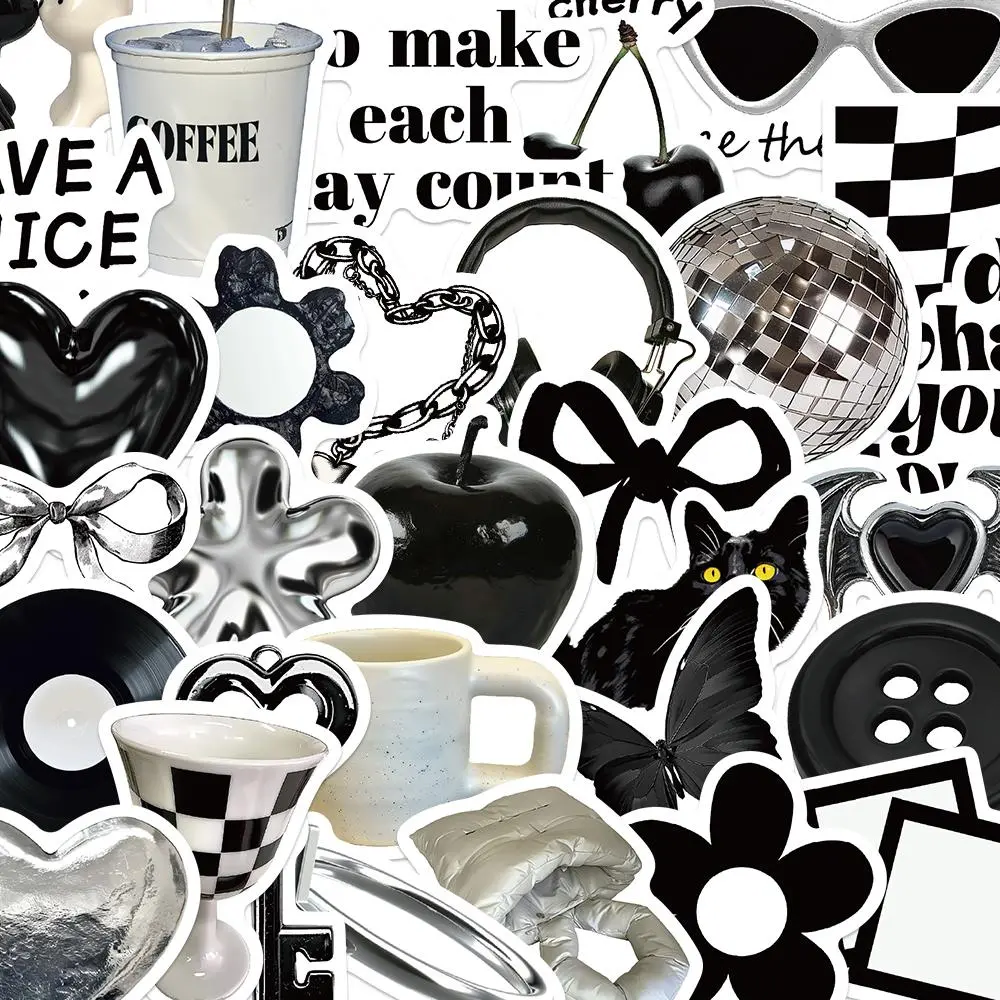 Modern Sticker, Decal Set, 30/600pcs/set Cute Sticker, Decorative Sticker for Phone Case, Phone Decoration, Water Bottle, Room, Wall, DIY Decorative Sticker, Ornaments