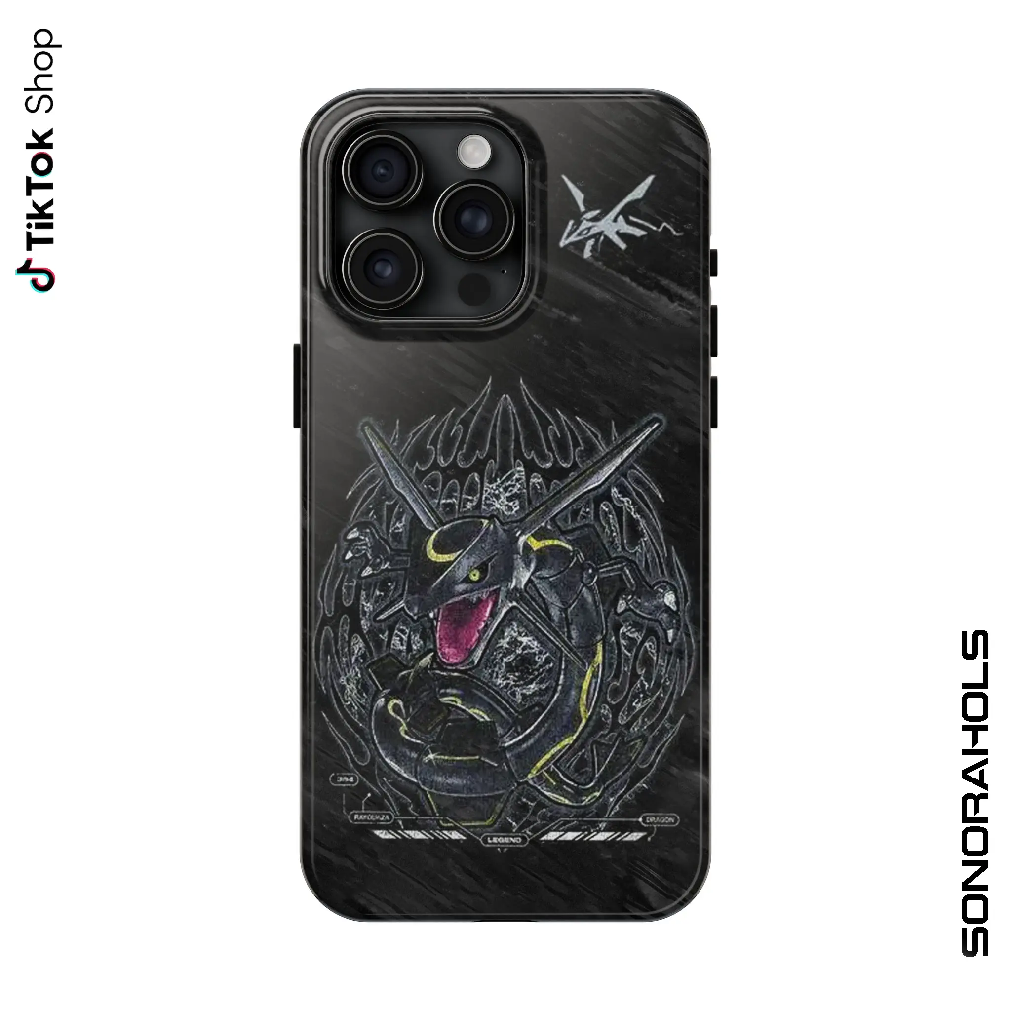 Rayquaza Vintage Anime Manga Acid phonecase, Graphic Case,anime lover , Gift For Fans