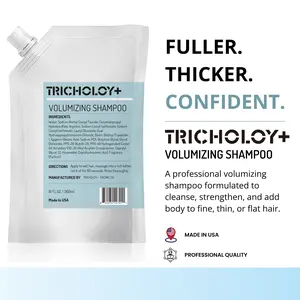 [Buy 1 Get 1 Free] Tricholoy+ Anti-Hair Fall & Less Shedding & Volumizing Shampoo | Biotin, Arginine & Oleanolic Acid | Strengthens Roots | Promotes Hair Growth | Oil Control & Scalp Nourishment | 300ML